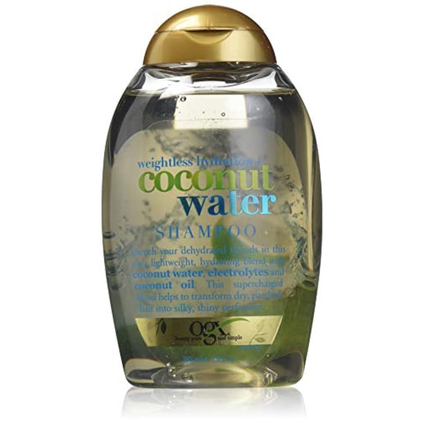 OGX Weightless Hydration + Coconut Water Shampoo, 13 Ounce Bottle ...