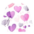 thumbnail image 4 of Lenpel Boys Girls' Valentine's Day T-Shirts 3/4 Sleeve Crew Neck Heart Printed Blouses Children Graphic Tee Tops(Multicolor,12-13 Years), 4 of 4