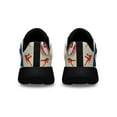thumbnail image 4 of Baseball American flag US Shoes Sneakers for Women Men Black Size 8.5, 4 of 7