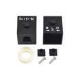 thumbnail image 4 of 1 Pair Square Shower Temperature Control Handle Knob Black Thermostatic Handle, 4 of 7
