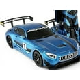 thumbnail image 2 of PlayWorld Robotic Revolution 1:14 RC Remote Control MeRC Remote Controledes-Benz GT3 2.4ghz Transformer Dancing Robot Car - Blue, 2 of 5