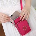 thumbnail image 3 of Women Storage Bags Case For Mobile Phones Bags Multi-purpose Makeup Wallet Crossbody Bag Handbags Pouch Belt Shoulder, 3 of 6