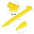 thumbnail image 3 of Uxcell 14.5cm/5.7 Inch Plastic Camping Tent Stakes Pegs with Hook Yellow 5 Pack, 3 of 4