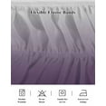 thumbnail image 5 of Grey Purple,Wrap Around Bed Skirts for King Bed 16" Drop,Bed Skirt with Adjustable Elastic Belt Dust Ruffle Bed Valance for Bedroom Hotel Gradient Ombre Modern Abstract Color Art Bed Frame Cover, 5 of 7