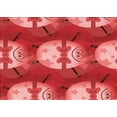 thumbnail image 1 of Ahgly Company Indoor Rectangle Patterned Bean Red Area Rugs, 2' x 4', 1 of 1
