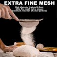 thumbnail image 2 of Fine Mesh Strainers with Durable Mesh and Sturdy Handle, Excellent for Sifting Dry Ingredients, Flour, Pastas, Rice, Tea 10cm, 2 of 4