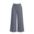 thumbnail image 6 of FNFYFH Cropped Dress Pants for Women High Waisted Wide Leg Work Trousers Trendy Travel Golf Pants with Pockets, 6 of 7