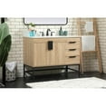 thumbnail image 2 of Elegant Decor Eugene 42" Single Bathroom Vanity with Backsplash in Mango Wood, 2 of 8