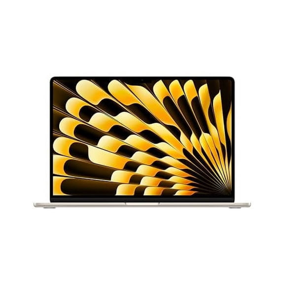 Open Box Restored Premium Apple MacBook Air 15" (2024), M3 Chip, 8GB RAM, 512GB SSD, 15.3" Liquid Retina, Touch ID - Starlight