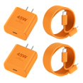 thumbnail image 1 of Cargador Duloch de carga rápida USB-C de 45 W con cable de 3 m para iPhone 17 y 16, 1 of 7