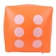 thumbnail image 5 of Dados Inflables, Dados Portátiles, Interior Para Fiesta De Juegos Suministro De Fiesta En La Piscina Juguete De Dados EOTVIA Naranja, 5 of 8