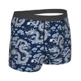 thumbnail image 3 of Balery Dragons Men's Boxer Briefs, Soft and Breathable Cotton Underwear with nylon Waistband-Small, 3 of 9