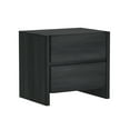 thumbnail image 6 of Linda Modern 24" Nightstand in Charcoal Grey (2-Drawer), 6 of 10