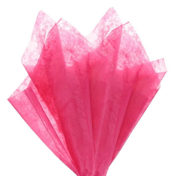 38-Sheet Korean Cotton Wrapping Flower Paper, 11.8" Floral Paper [Hot Pink]