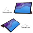 thumbnail image 3 of Dteck Case for Lenovo Tab M10 HD (2nd Gen) 10.1 2020 TB-X306F, Smart Case Trifold Stand Slim Fit Lightweight Shockproof Case Cover for Lenovo Tab M10 HD (2nd Gen) 10.1 2020,Winered, 3 of 8