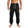 thumbnail image 2 of Vetsdori Men's Sport Pants Color Block Lightweight Pockets Joggers Athletic Elastic Waist Pantalones Trendy Sports Pants for Men Drawstring, 2 of 5