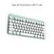 thumbnail image 4 of Seitruly Teclado inalámbrico compatible con Bluetooth Feel Retro Notebook Keyboards Color 75 Key Mini Keypad Universal Fashion Keypads Videojuegos y accesorios, 4 of 6