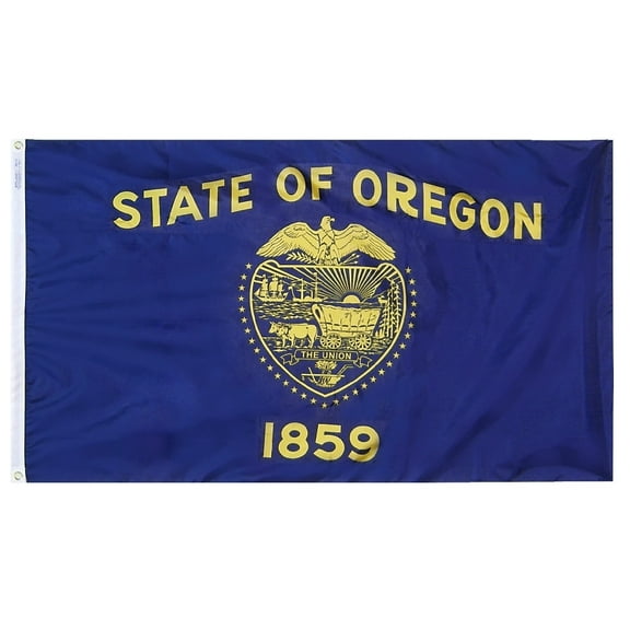 Oregon - 3'X5' Nylon Flag (Double-Sided)