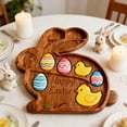 thumbnail image 4 of Easter Horse Wooden Charcuterie Board Horse Shaped Serving Tray with Compartments Wood Cheese Platter for Easter Party Appetizers Snacks Spring Centerpiece Gift for Hostess, 4 of 9