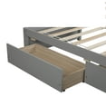 thumbnail image 5 of Twin Bed Frame Wood with Two Storage Drawers, 5 of 7