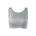 thumbnail image 1 of Allegra K Women's Basic Padded Yoga Half Camisole Tank Top Cami Bra, 1 of 3