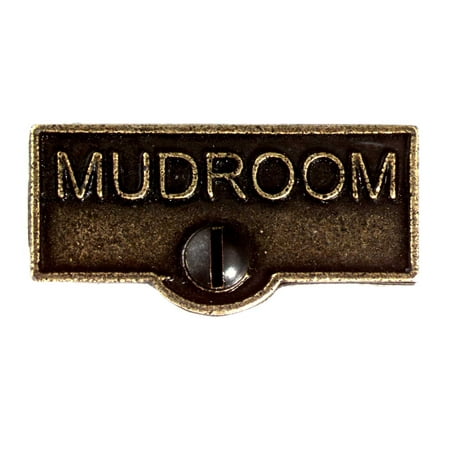 Switch Plate Tags MUDROOM Name Signs Labels Cast