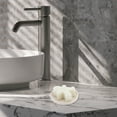 thumbnail image 2 of Unique Bargains 1 Pc Waterproof Soap Holder Round Soap Holder for Bathroom 0.43"x3.58" White, 2 of 6
