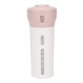 thumbnail image 1 of Dispensador de viaje 4 en 1, portátil, recargable y a prueba de fugas, con adhesivo para perfume, champú y acondicionador, color rosa., 1 of 14