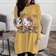 thumbnail image 1 of Camiseta con cuello redondo para mujer, ropa de calle elegante con estampado de Hello Kitty, informal, holgada, Y2K, Otoño, 2023, 1 of 4