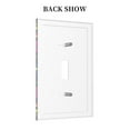 thumbnail image 4 of Kll Colorful Mexican Wall Plate,Gloss Finish,Standard Size 1 - 5" X 3", Polycarbonate Thermoplastic,Electric Receptacle Plug Covers, 4 of 8