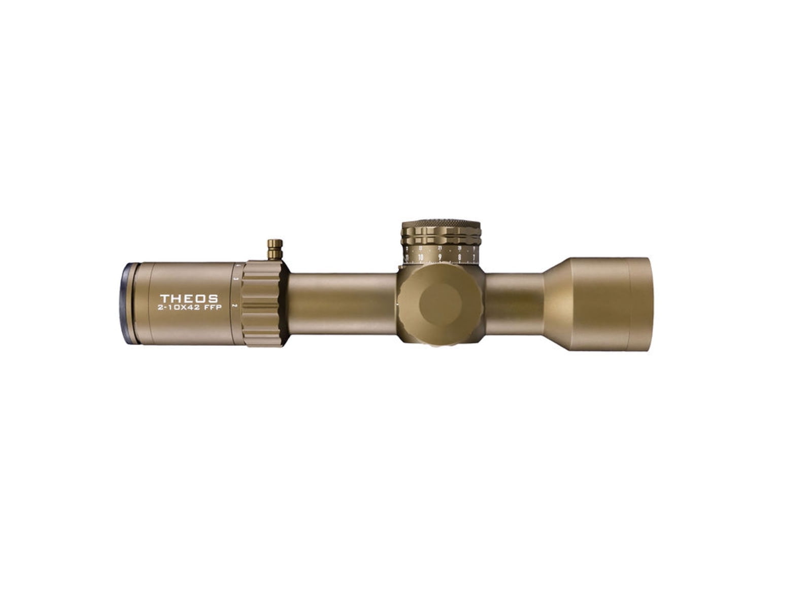 Element Optics Theos 2-10x42mm LPVO 34mm Tube Rifle Scope, First Focal Plane, MPR-1D, Flat Dark Earth