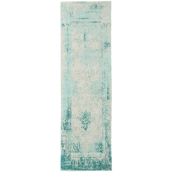 SAFAVIEH Classic Vintage Peter Oriental Runner Rug, Turquoise, 2'3" x 8'