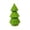 Green, variant on Aximioll Brown Wicker Christmas Tree Decor, 9" 3‑Tier Hand Woven Rattan Xmas Tree, Farmhouse Rustic Christmas Ornament for Mantel, Shelf and Table, Christmas Home Holiday Decoration