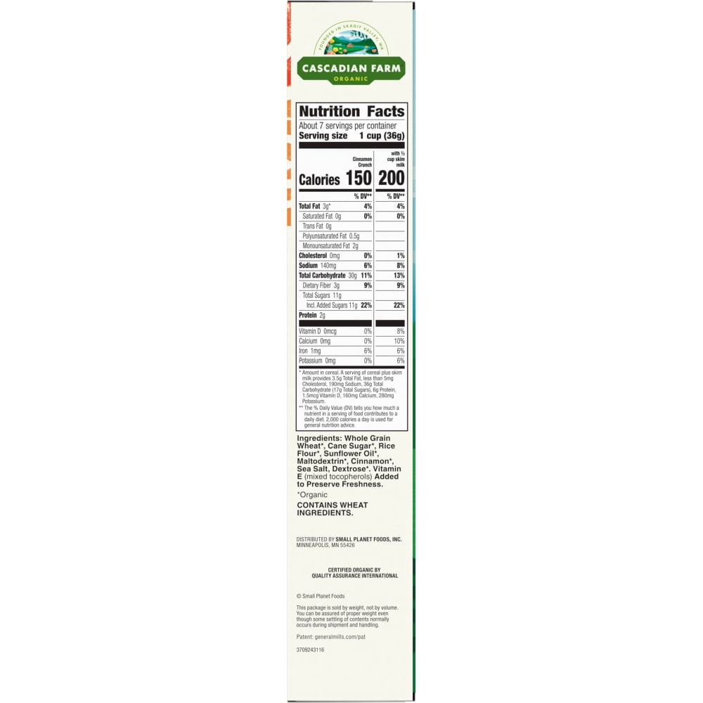 Cascadian Farm Cinnamon Crunch Cereal