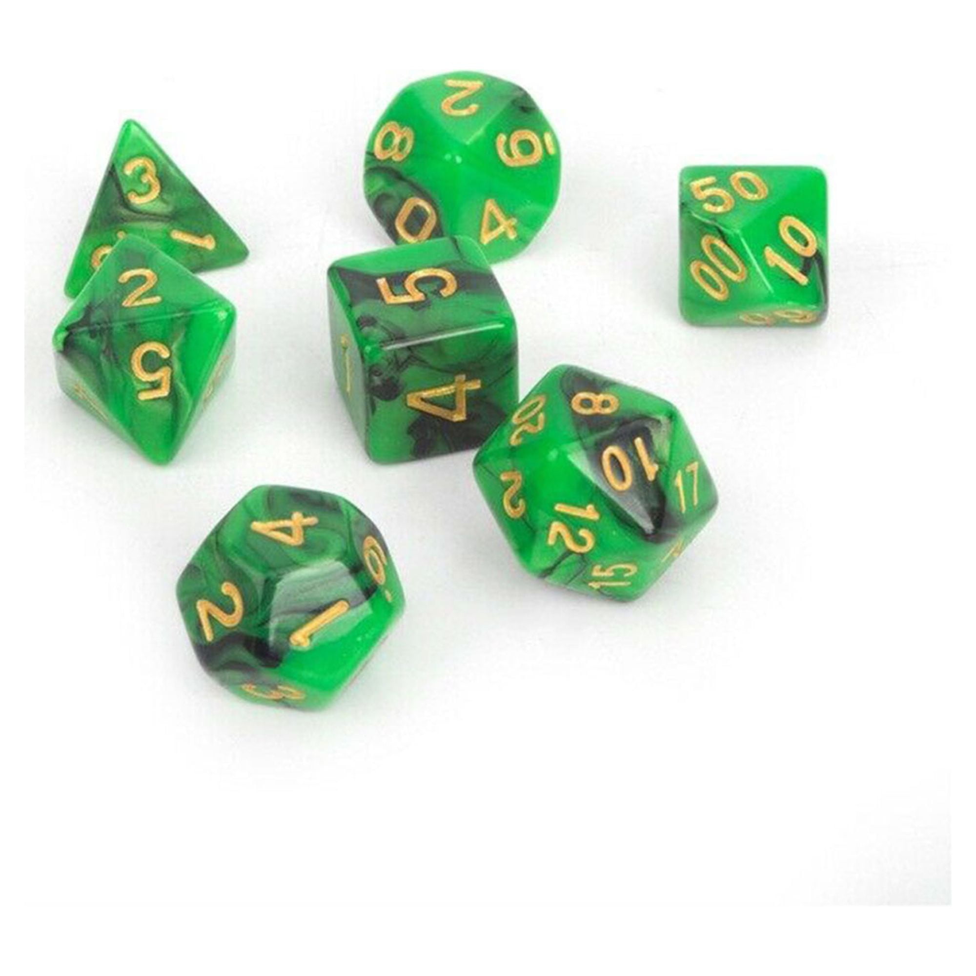 DODOING Polyhedral Dice 42 Piece Set for Dungeons and Dragons DND RPG D20  D12 D10 D8 D6 D4 Game