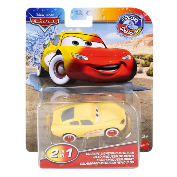 Disney and Pixar Cars Color Changers Collection, Car & Truck Play Vehicle Change Color with Water