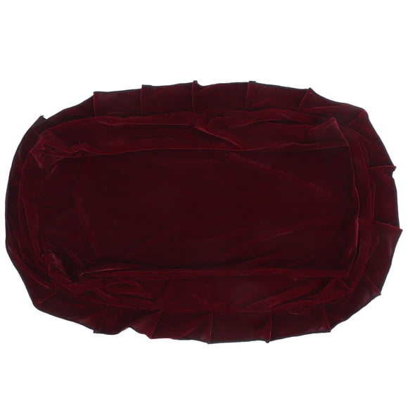unbranded Cubierta Roja Elástica Para Banco De Piano Protección Fácil Y Duradera