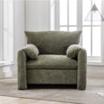 thumbnail image 7 of Derzers Modern Style Chenille Oversized Armchair Accent 386’’ W Single Sofa, Green, 7 of 7