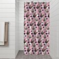 thumbnail image 2 of French Bulldog Cute Bone Paw Print Shower Curtain 36"x72" ,Bathroom Decorative Shower Curtains Set with 12 Hooks,Modern Waterproof Washable Shower Curtain, 2 of 6