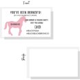 thumbnail image 3 of You Have Been Bronco'd  50 Pack  2 x 3.5" inches Business Sized Card  Buck Buck Bronco  Buck Yeah Bronco Tag Attach To Plastic Bronco Horse Figurine  Pink Horse  #BuckBuckBronco #BuckYeah, 3 of 8