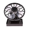 thumbnail image 4 of veasfak 2Pcs Mini Solar Panel Fan Outdoor Hat Clip Outdoor Camping, 4 of 5