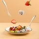 thumbnail image 4 of 304 Stainless Steel Fruit Fork Thickened Double Toothed Fruit Skewer High Beauty Value Home Restaurant Fruit Fork Dessert SkewerSpecifications:Product Name: Stainless Steel Fruit Fork Product color:, 4 of 6