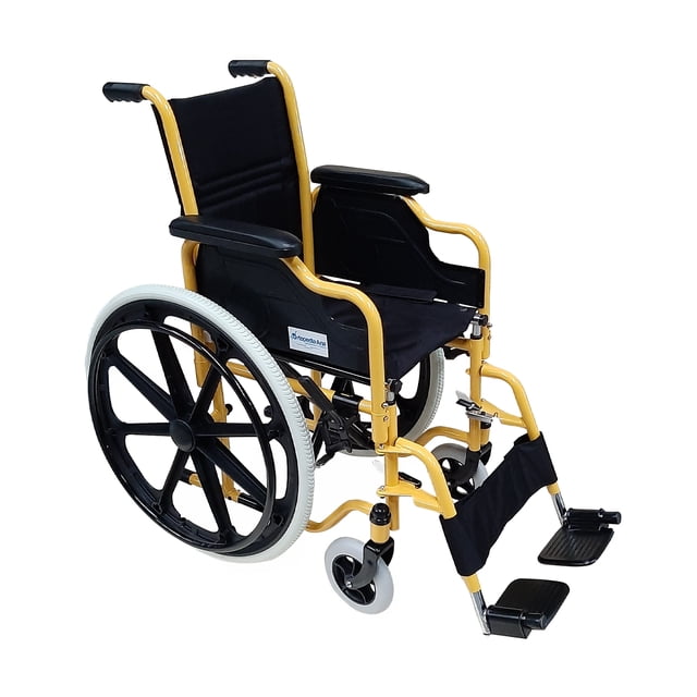 Silla de Ruedas Infantil Magnimed MOD.OA490335 14 Pulgadas Acero Amarillo