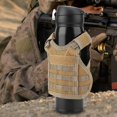 thumbnail image 3 of Veste de Bière Niuniu- Mini Couverture de Bouteille de Bière Tactique Chasse Miniature Militaire (1pc, Vert Armée), 3 of 5