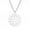 Silver, variant on Twelve Constellations Moon Pentagram Witch Pendant Necklace Gold Color Stainless Steel Jewelry
