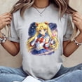 thumbnail image 2 of Magical girl anime shirt - Moon anime aesthetic tee, Lunar heroine t-shirt T-shirt Sizes S-5XL Goldengate, 2 of 5