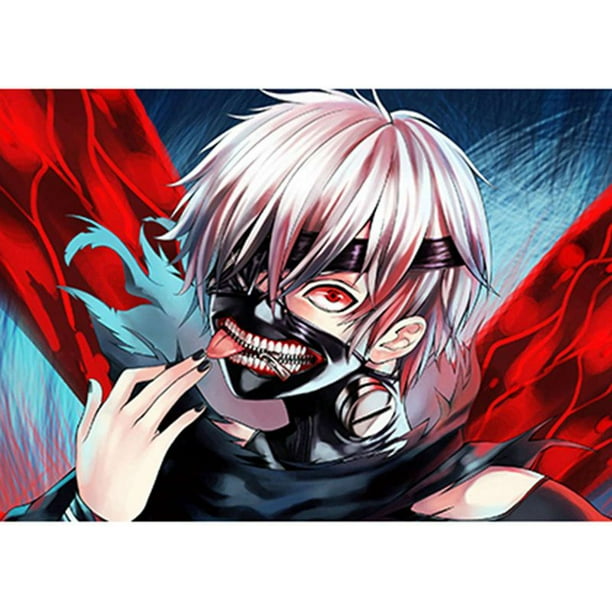 Taicanon Japan Anime Poster Tokyo Ghoul Kaneki Ken Spun Silk Poster Cartoon Wall Decoration Poster Anime Hanging Painting Walmart Com Walmart Com