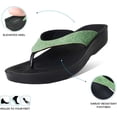 thumbnail image 4 of AEROTHOTIC Flip Flops for Women with Arch Support Plantar Fasciitis Orthopedic Cushioned Footbed Comfortable Non-Slip Sole with Padded Straps Dressy Casual Recovery Women Sandals, 4 of 8