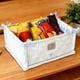 thumbnail image 2 of Cesta organizadora de escritorio para aperitivos y artículos diversos. Soporte de algodón para cosméticos para el hogar, dormitorio y baño. Control del desorden. Organizador de objetos pequeños para, 2 of 6