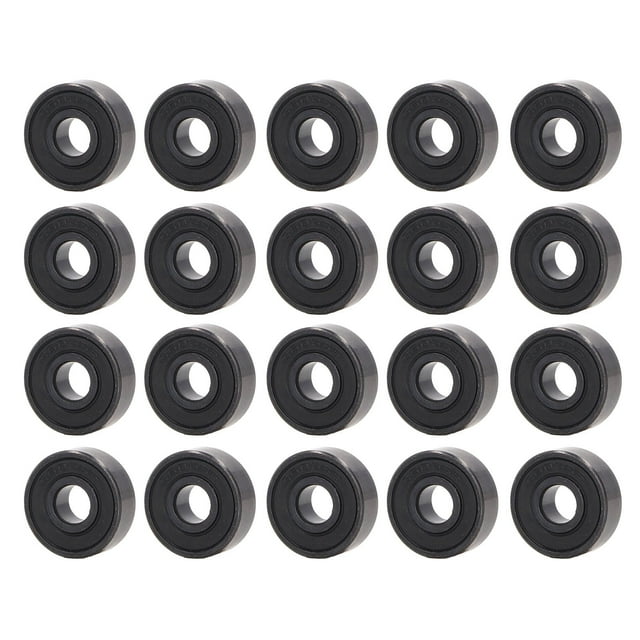 Mgaxyff S606RS Roulement, Roulement à Billes de Planche à Roulettes, 20 Pcs Roulement à Billes Miniature à Gorge Profonde Doublement Scellé Roulement à Billes de Planche à Roulettes S606RS